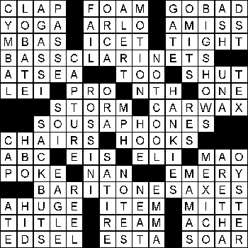 Crossword: How Low Can You Go? Halftime Magazine