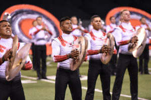 Second place 2017 DCI Champions are the Santa Clara Vanguards.