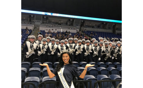 Miss Pennsylvania brings attention to the marching arts.