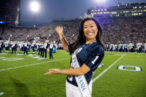 Miss Pennsylvania helps to promote marching arts.
