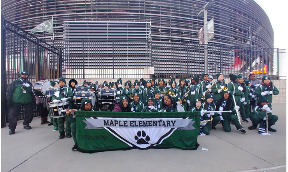 Maple Elementary Performs at New York Jets Game