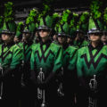 A photo of the Woodlands (Texas) High School band.