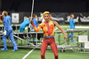 A photo of the Bluecoats from DCI 2019.