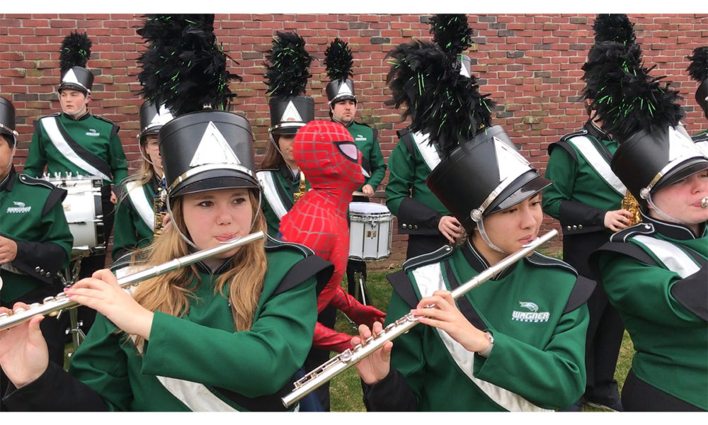 A photo of Wagner College band.