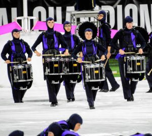 A photo of the O’Fallon (Illinois) Township High School Marching Panthers.
