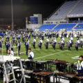 A photo of the University of Delaware Marching Band.