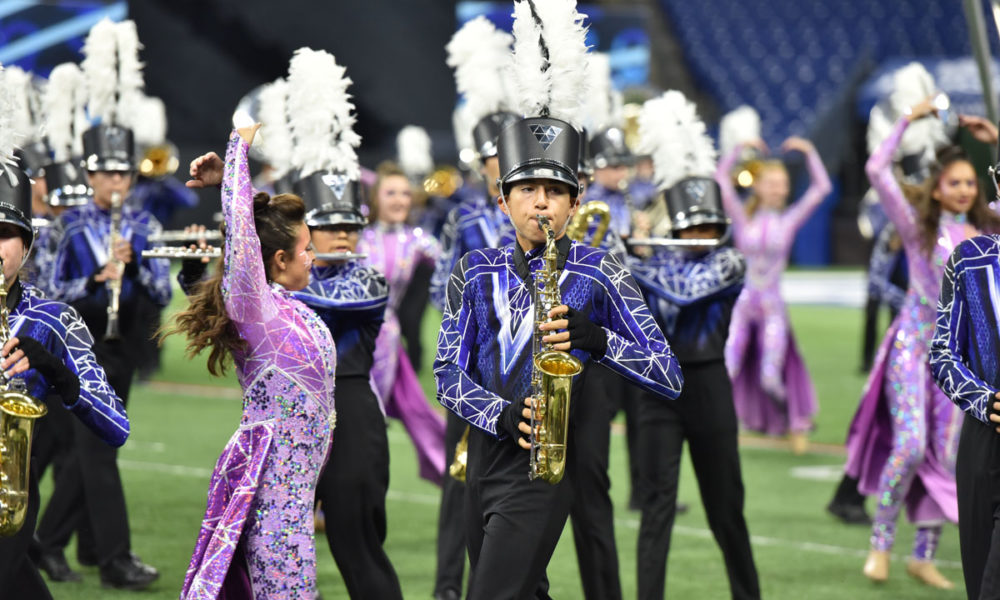 A photo of Vandegrift High School marching band.