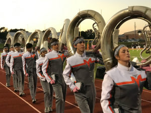 A photo of Mineola High School band.