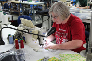 Band Shoppe and several other uniform manufacturers began making masks to help their communities.