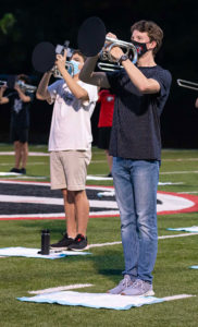 University of Georgia band members.