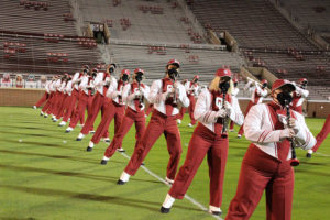 A photo of the University of Oklahoma band.