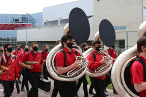 Band members at the The Ohio State University (OSU).